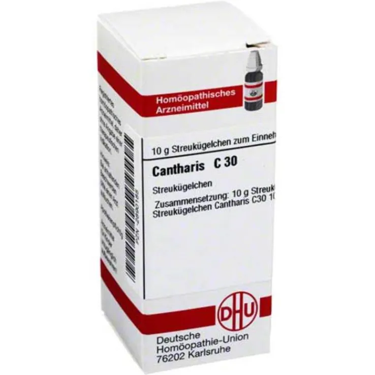 DHU Cantharis C 30 Globuli, 10 g