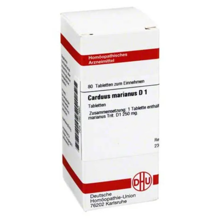DHU Carduus marianus D 1 Tabletten, 80 St