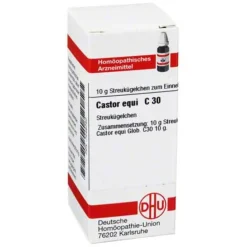 DHU Castor equi C 30 Globuli, 10 g