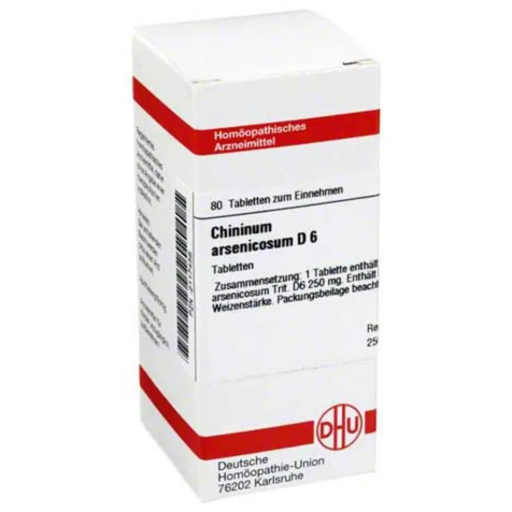 DHU Chininum arsenicosum D 6 Tabletten, 80 St