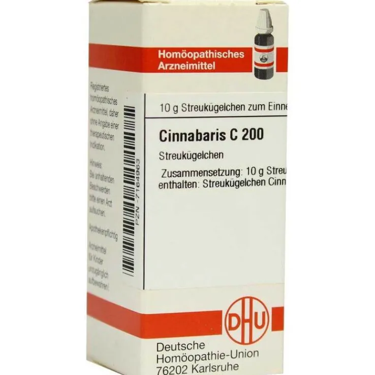 DHU Cinnabaris C 200 Globuli, 10 g