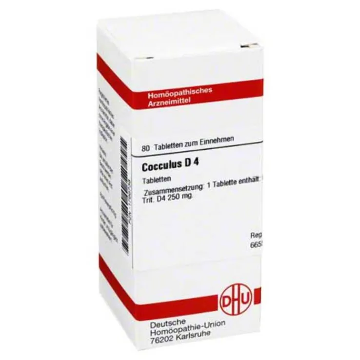 DHU Cocculus D 4 Tabletten, 80 St