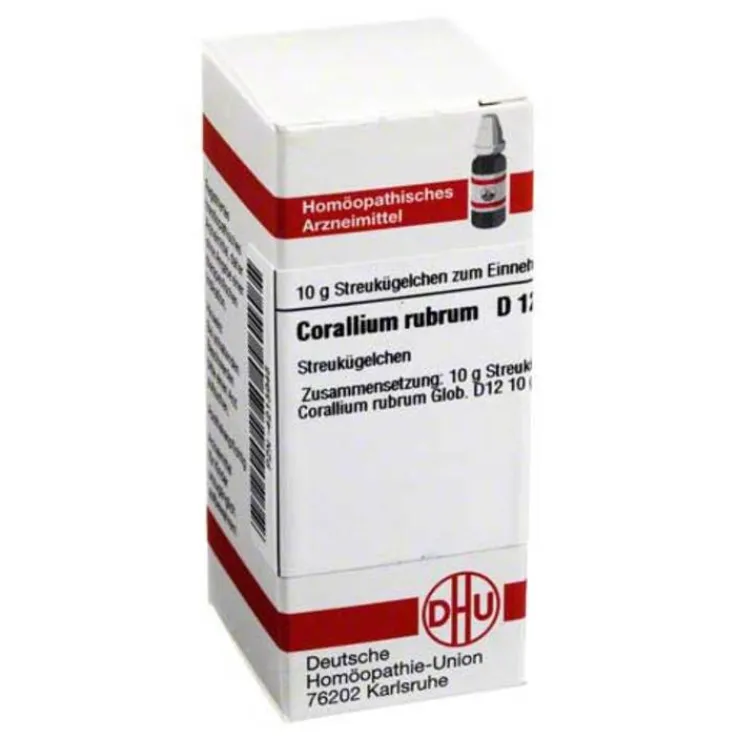 DHU Corallium rubrum D 12 Globuli, 10 g