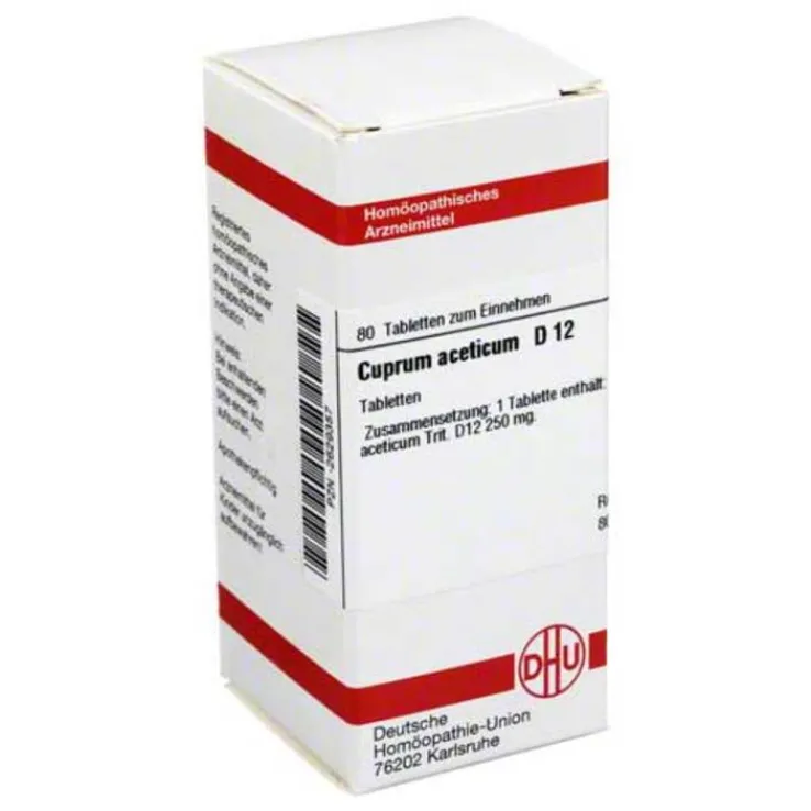 DHU Cuprum aceticum D 12 Tabletten, 80 St