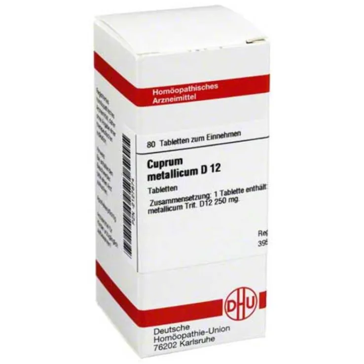 DHU Cuprum metallicum D 12 Tabletten, 80 St
