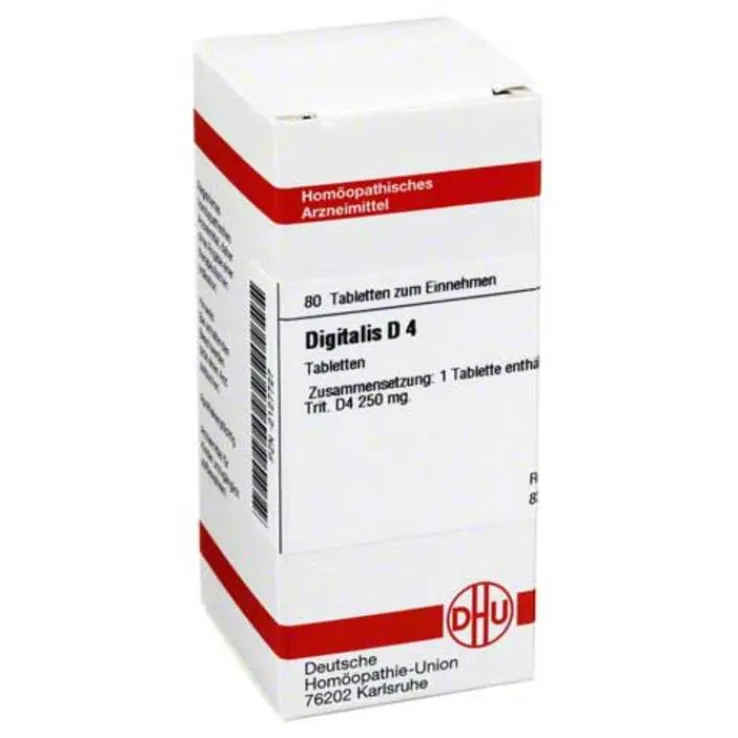 DHU Digitalis D 4 Tabletten, 80 St