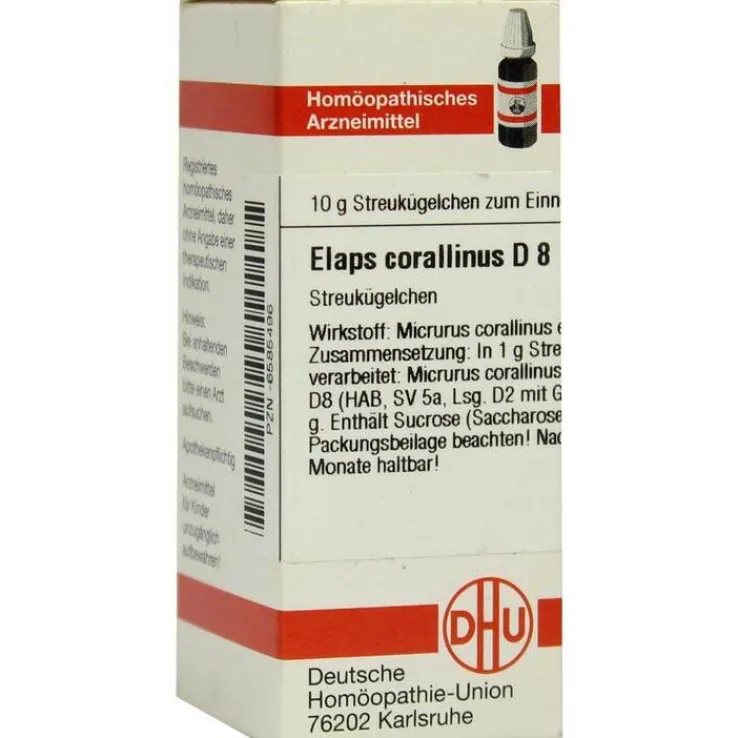DHU Elaps corallinus D 8 Globuli, 10 g