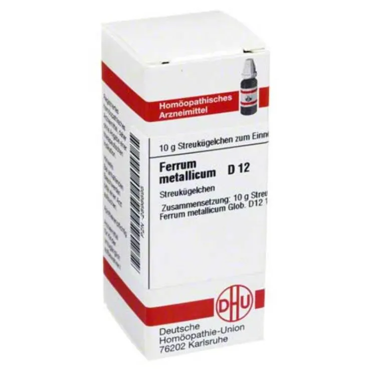 DHU Ferrum metallicum D 12 Globuli, 10 g