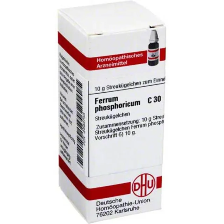 DHU Ferrum phosphoricum C 30 Globuli, 10 g