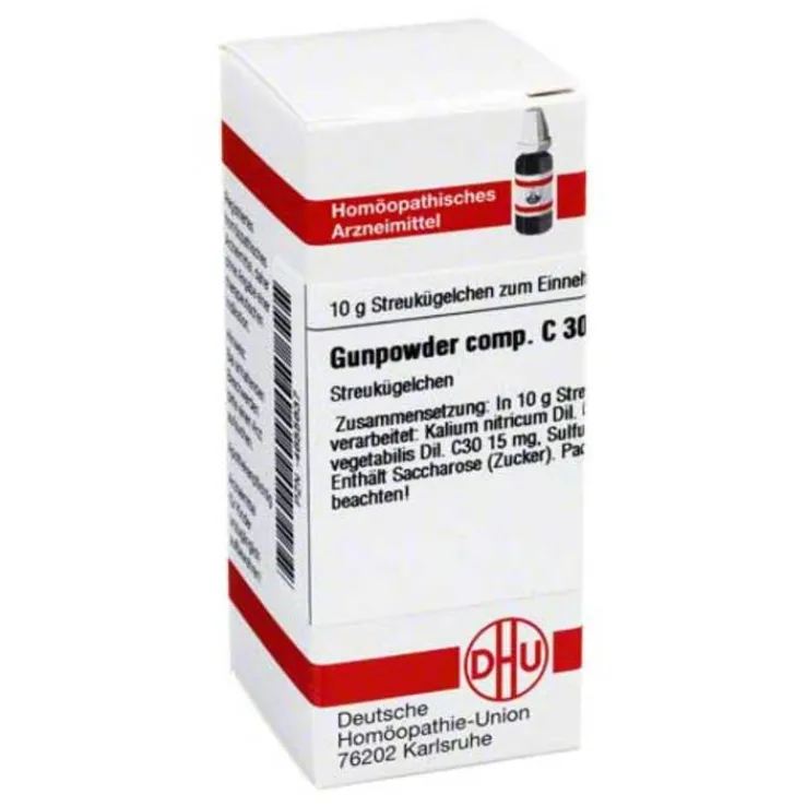DHU Gunpowder comp. C 30 Globuli, 10 g