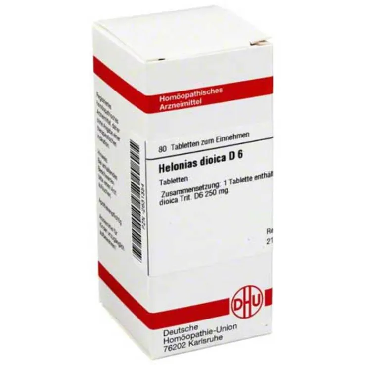 DHU Helonias dioica D 6 Tabletten, 80 St