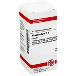 DHU Hepar sulfuris D 2 Tabletten, 80 St