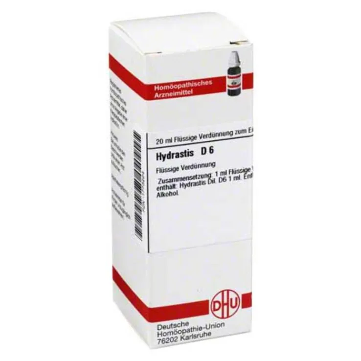 DHU Hydrastis D 6 Dilution, 20 ml