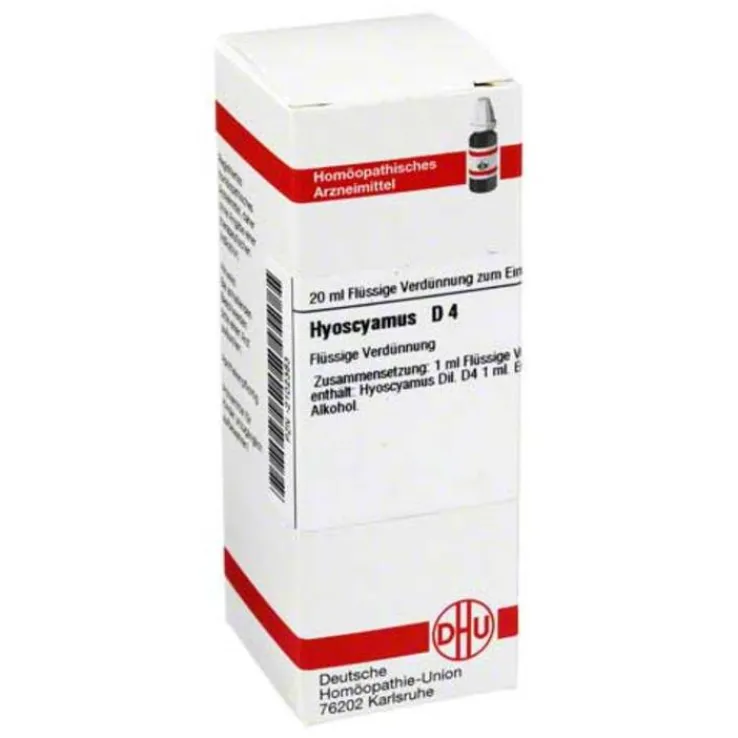 DHU Hyoscyamus D 4 Dilution, 20 ml