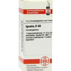 DHU Ignatia D 60 Globuli, 10 g