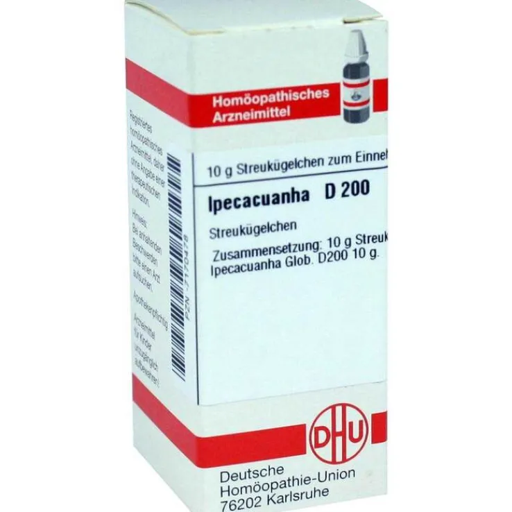 DHU Ipecacuanha D 200 Globuli, 10 g