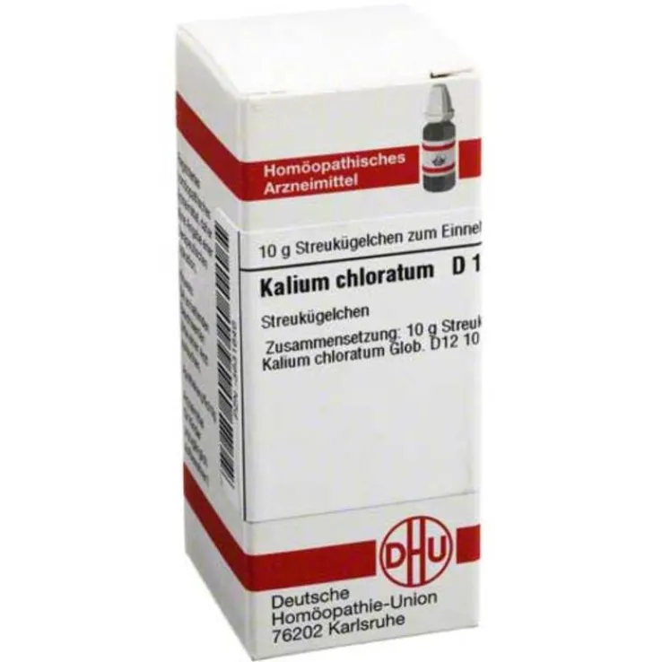 DHU Kalium chloratum D 12 Globuli, 10 g