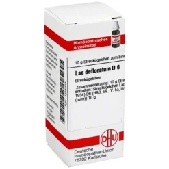 DHU Lac defloratum D 6 Globuli, 10 g