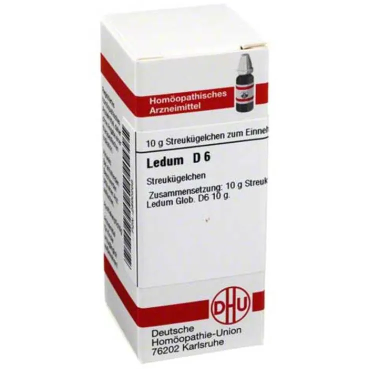DHU Ledum D 6 Globuli, 10 g
