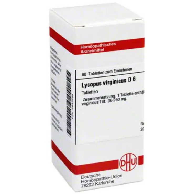 DHU Lycopus virg. D 6 Tabletten, 80 St