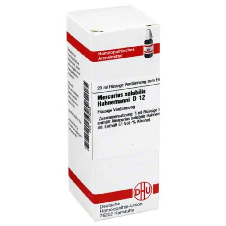DHU Mercurius solubilis D 12 Diluti, 20 ml