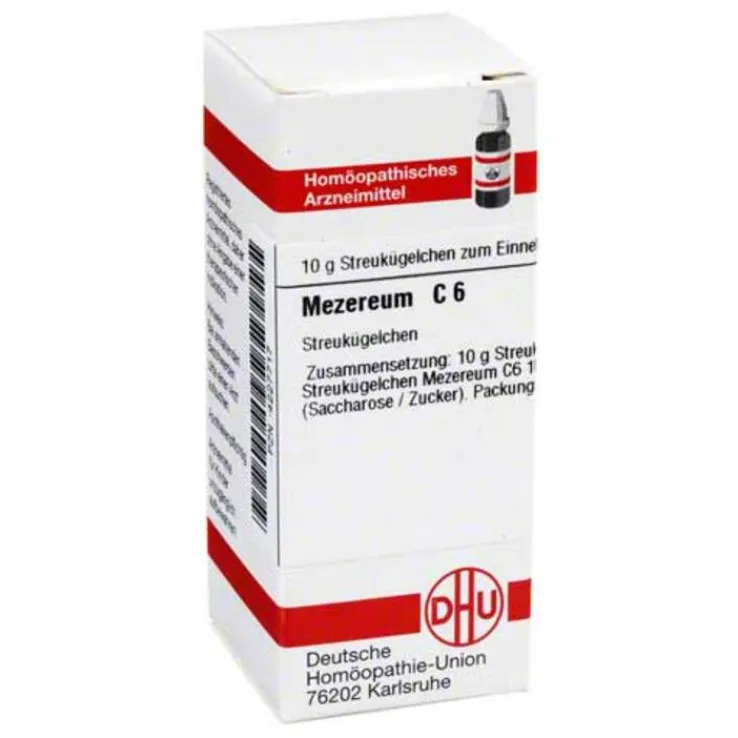 DHU Mezereum C 6 Globuli, 10 g