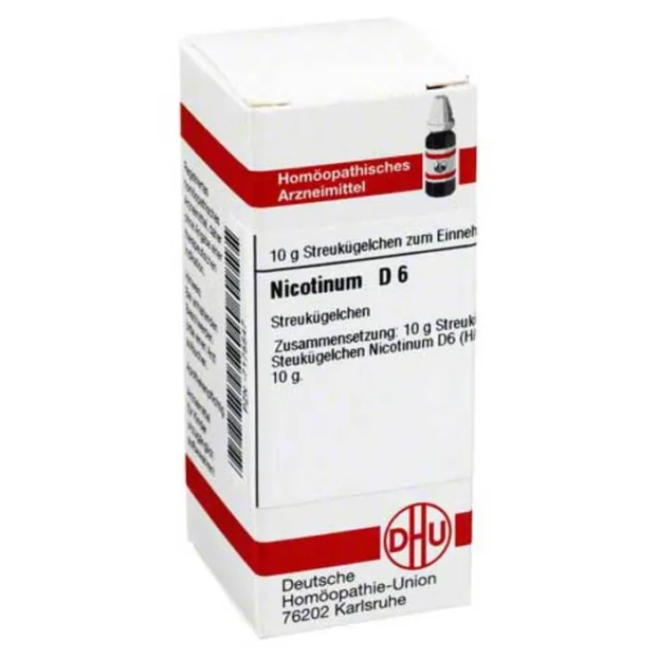 DHU Nicotinum D 6 Globuli, 10 g