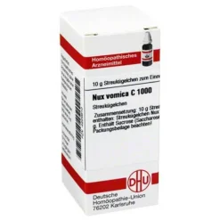 DHU Nux vomica C 1000 Globuli, 10 g