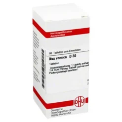 DHU Nux vomica D 30 Tabletten, 80 St
