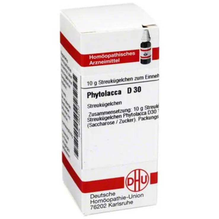 DHU Phytolacca D 30 Globuli, 10 g