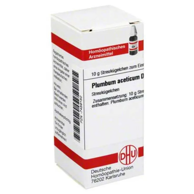 DHU Plumbum aceticum D 12 Globuli, 10 g