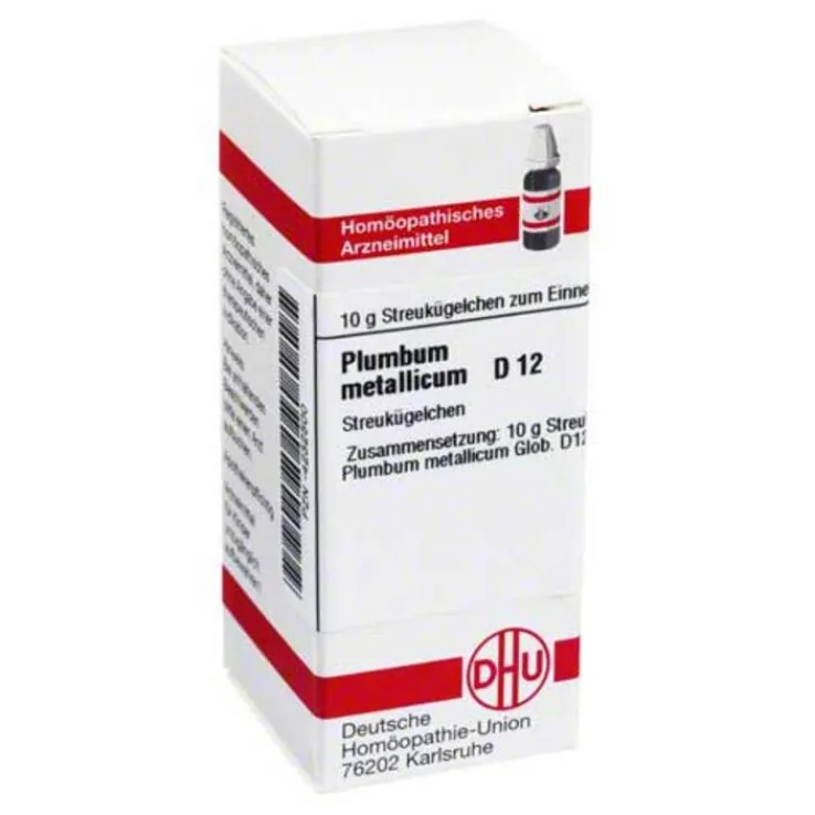 DHU Plumbum metallicum D 12 Globuli, 10 g