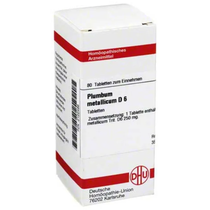 DHU Plumbum metallicum D 6 Tabletten, 80 St