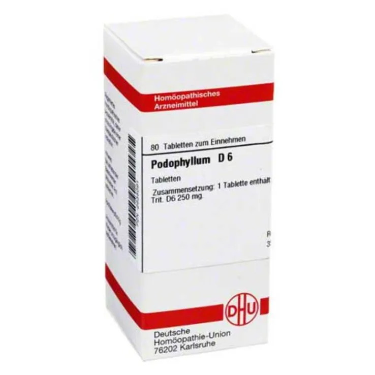 DHU Podophyllum D 6 Tabletten, 80 St