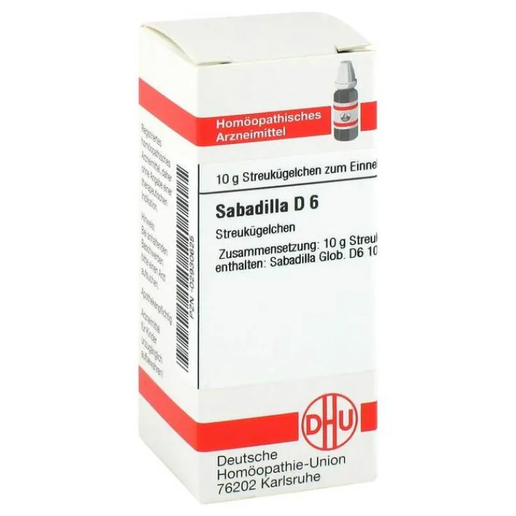 DHU Sabadilla D 6 Globuli, 10 g