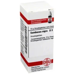 DHU Sambucus nigra D 3 Globuli, 10 g