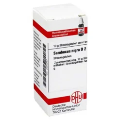 DHU Sambucus nigra D 2 Globuli, 10 g