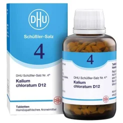 DHU Schüßler-Salz Nr. 4 Kalium chloratum D12 Tabletten, 900 St