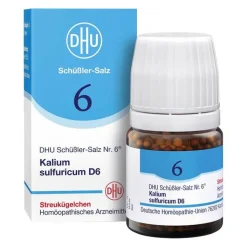 DHU Schüßler-Salz Nr. 6 Kalium sulfuricum D6 Globuli, 10 g