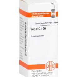 DHU Sepia C 100 Globuli, 10 g