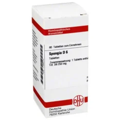 DHU Spongia D 6 Tabletten, 80 St