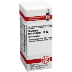 DHU Stannum metallicum D 12 Globuli, 10 g