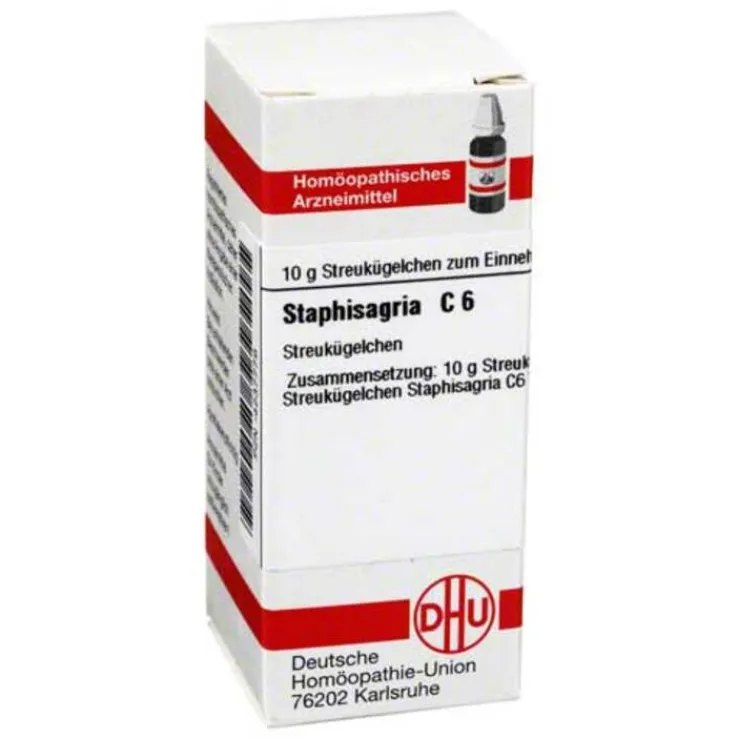 DHU Staphisagria C 6 Globuli, 10 g