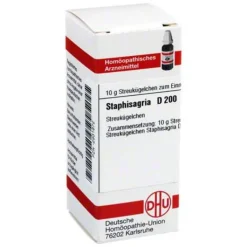 DHU Staphisagria D 200 Globuli, 10 g