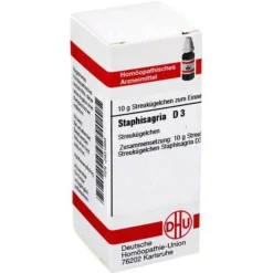 DHU Staphisagria D 3 Globuli, 10 g