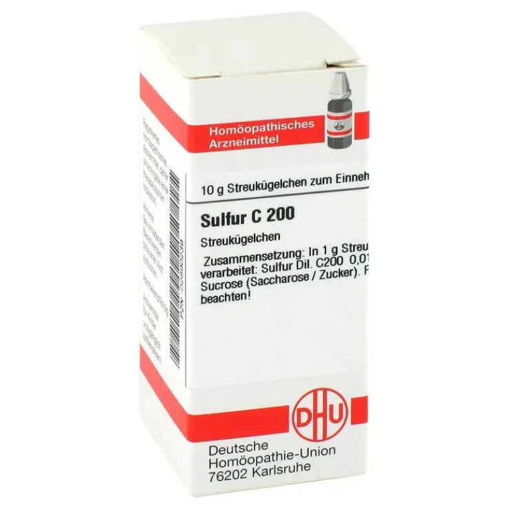DHU Sulfur C 200 Globuli, 10 g