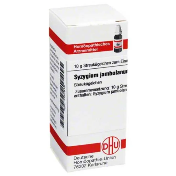DHU Syzygium jambolanum D 10 Globuli, 10 g