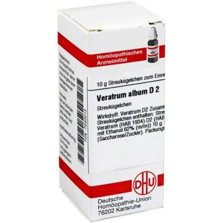 DHU Veratrum album D 2 Globuli, 10 g