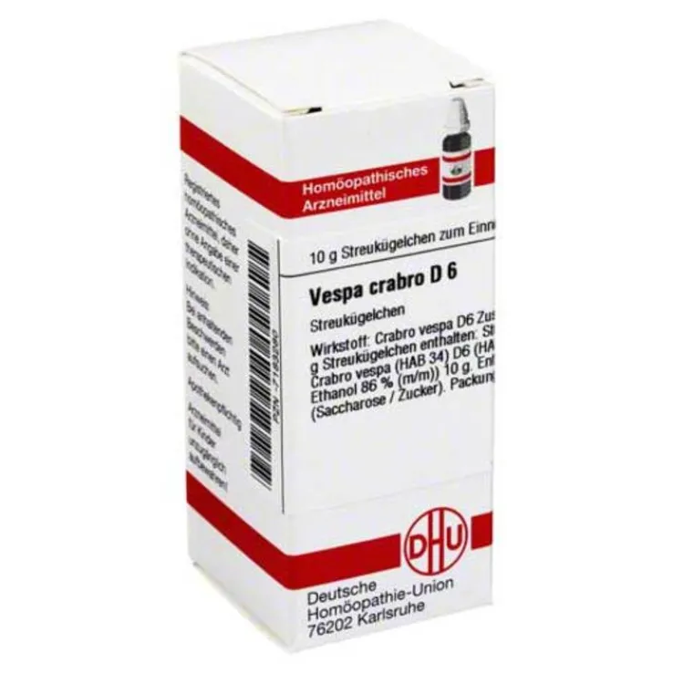 DHU Vespa Crabro D 6 Globuli, 10 g