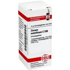 DHU Zincum metallicum C 200 Globuli, 10 g